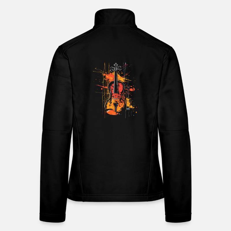 Violon Lineart Veste en tissu softshell Femme