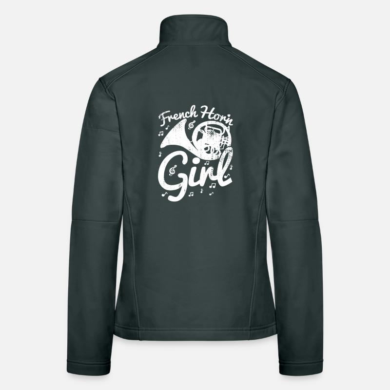 French horn player Women's Softshell Jacket