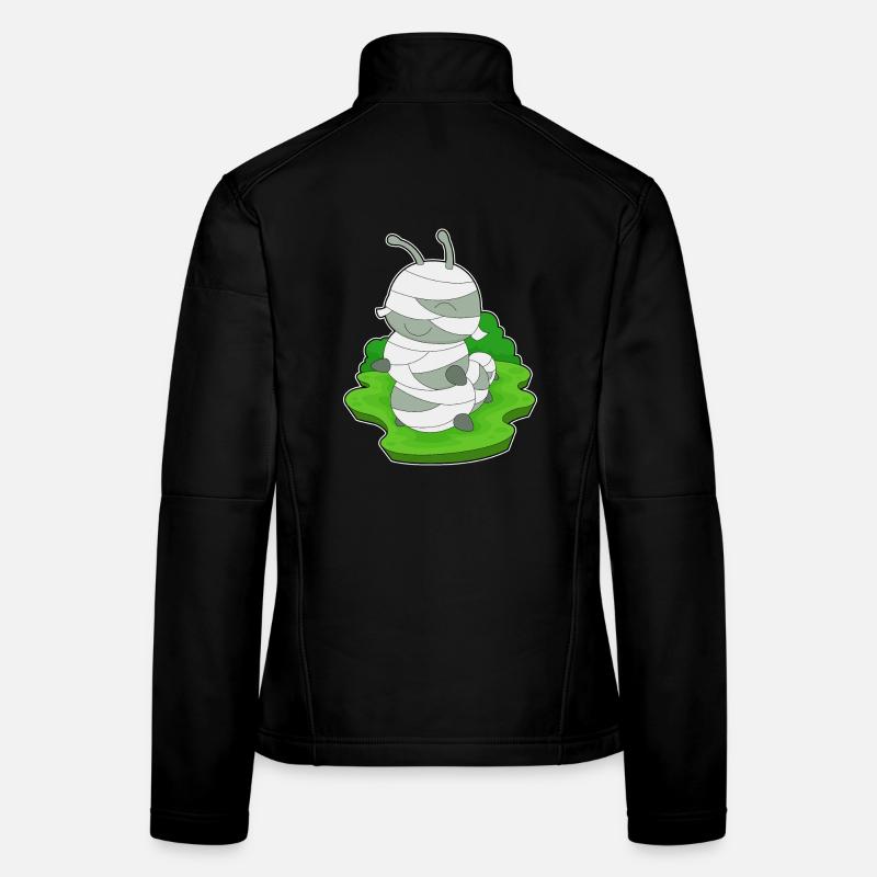 Chenille Momie d’Halloween Veste en tissu softshell Femme