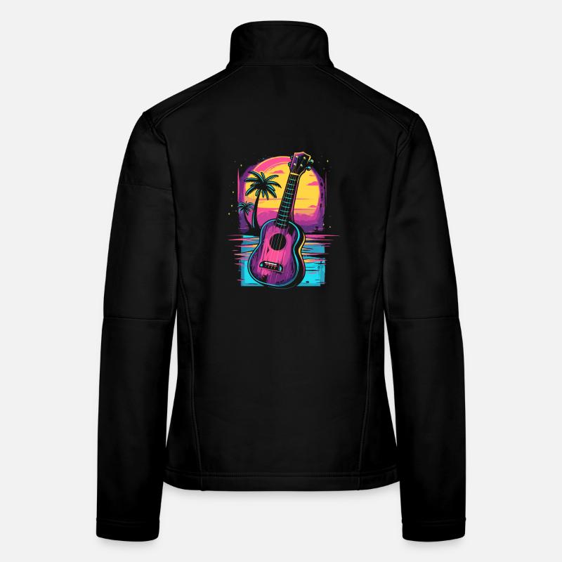 Ukulele 80s Look Women's Softshell Jacket