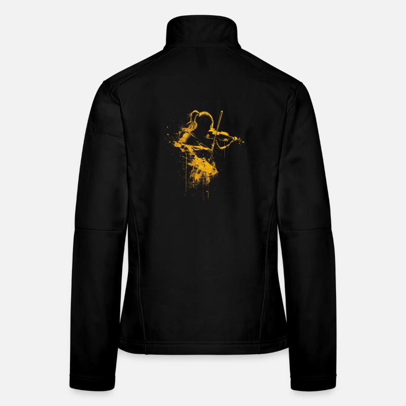 Geigenmädchen Frauen Softshelljacke