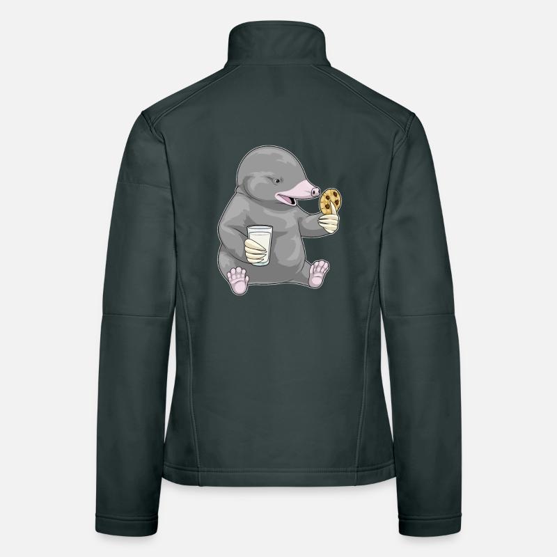 Mole Milk Cookie Women's Softshell Jacket