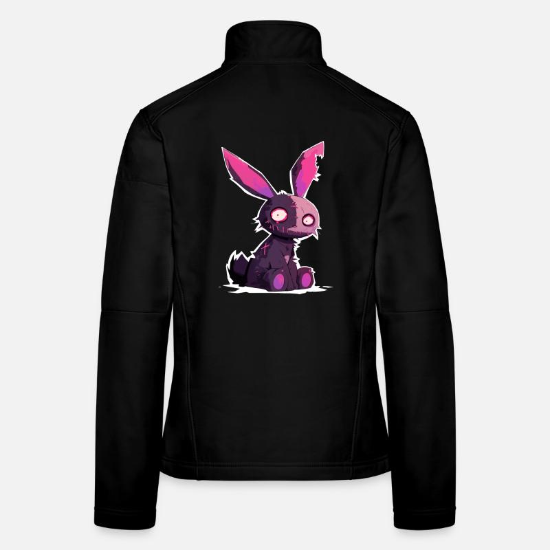 Goth Bunny Doll Hase Gothic Puppe Grunge Geschenk Frauen Softshelljacke