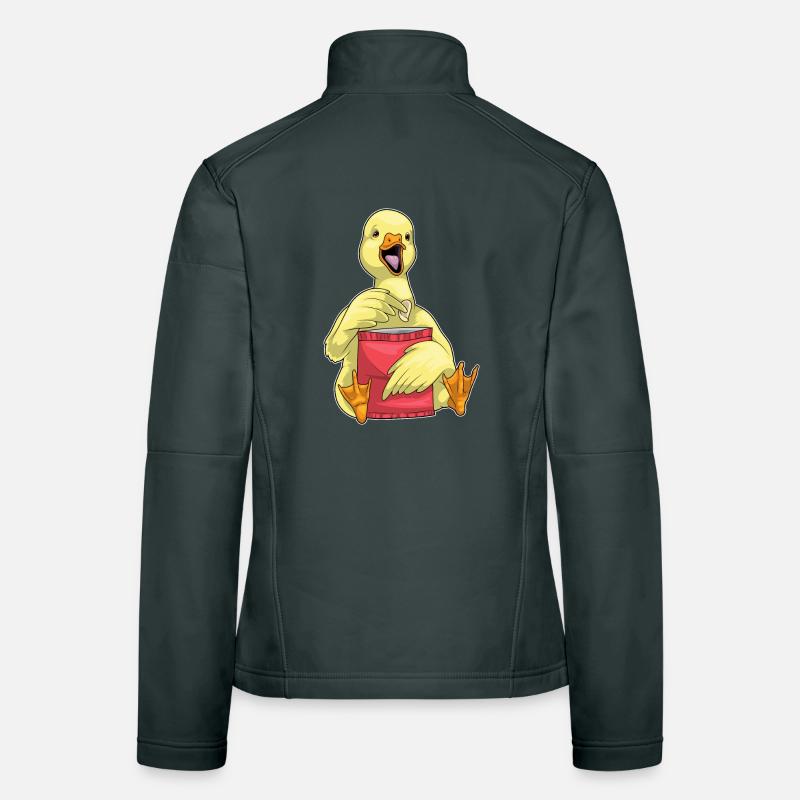 Duck potato chips Women's Softshell Jacket