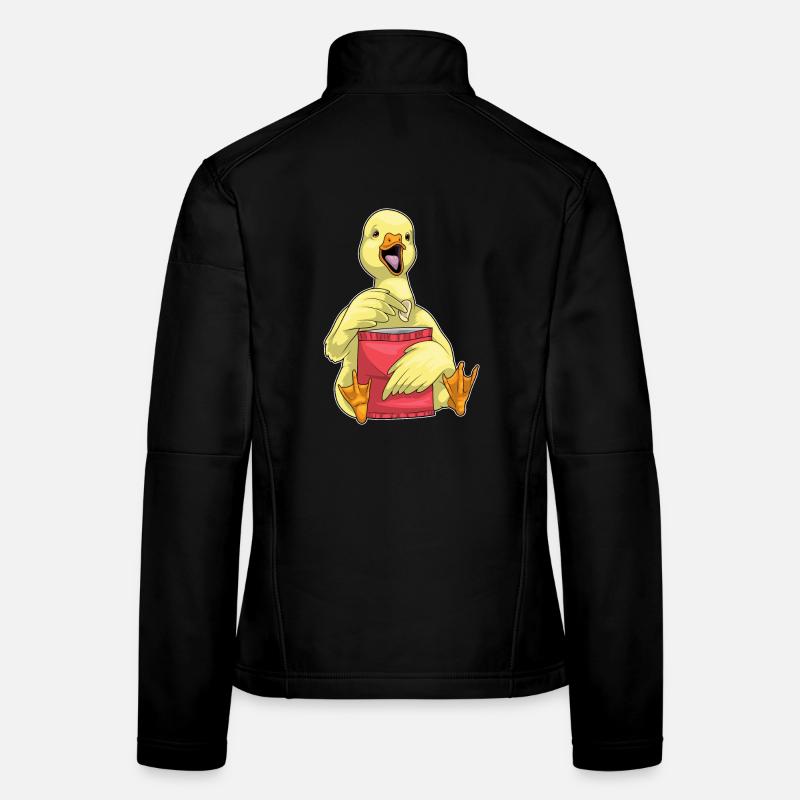 Chips de canard Veste en tissu softshell Femme