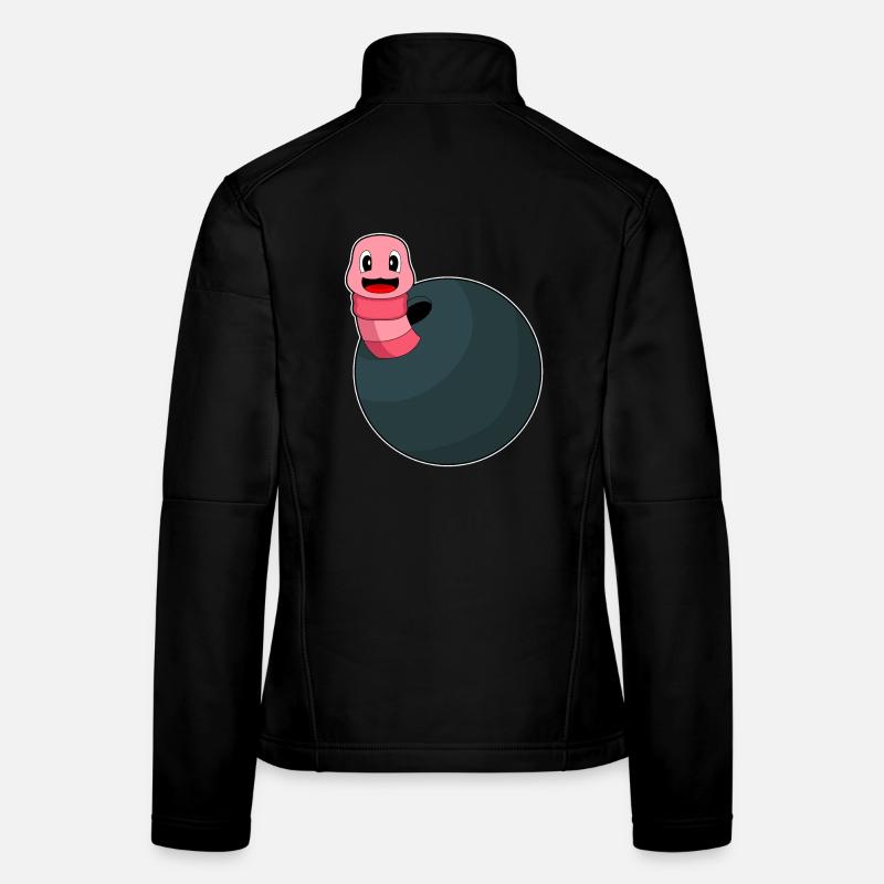 Worm Bowling Boule de bowling Veste en tissu softshell Femme