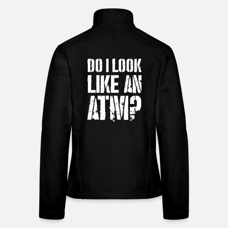 est-ce que je ressemble à un distributeur automatique de billets Veste en tissu softshell Femme