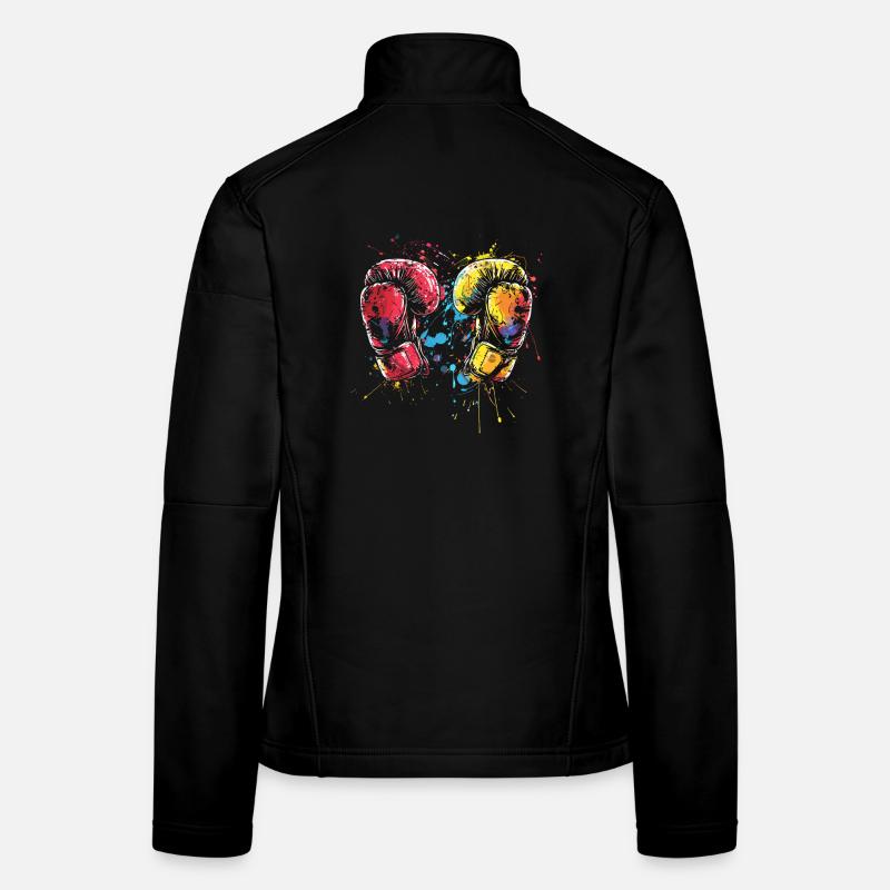 Kickboxing Gloves Women's Softshell Jacket