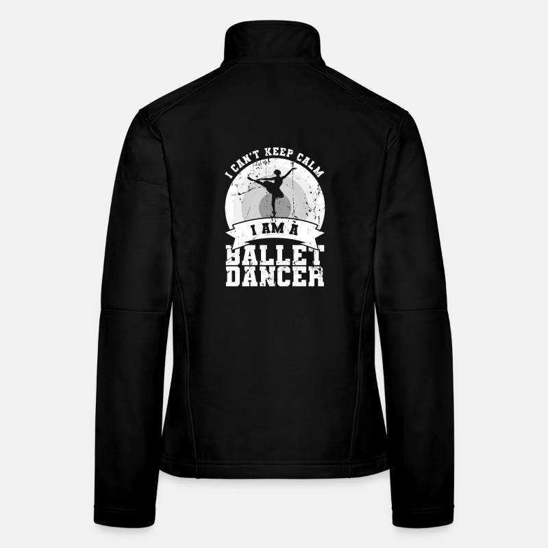 Je suis danseuse de ballet Veste en tissu softshell Femme