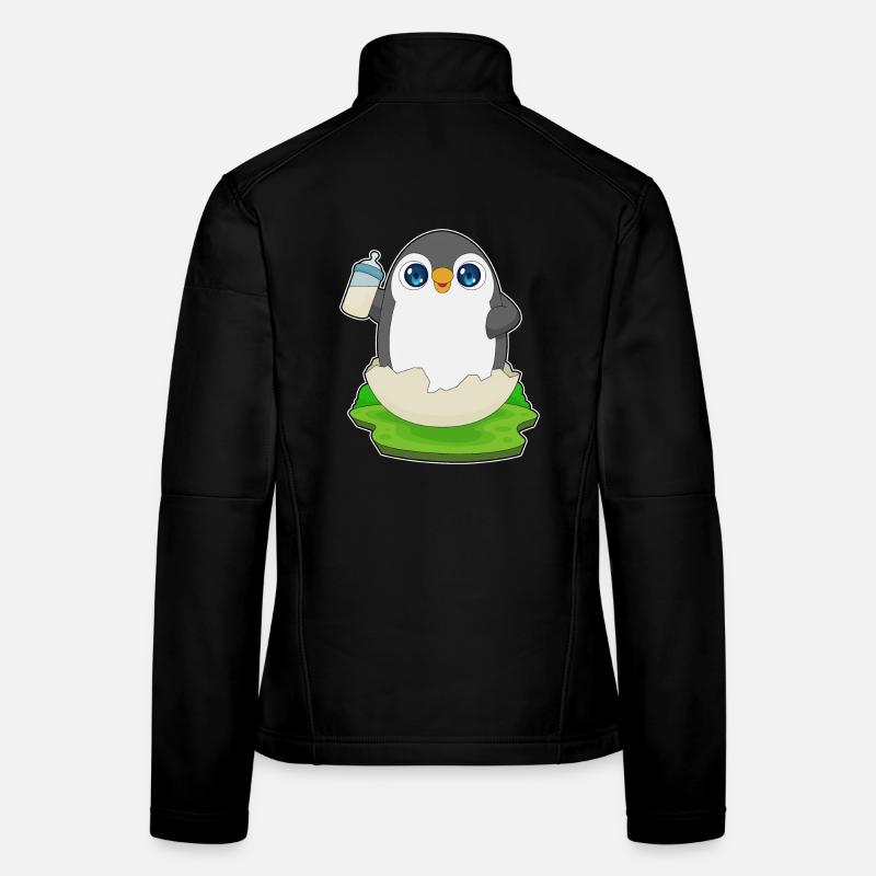 Penguin Biberon Lait Veste en tissu softshell Femme