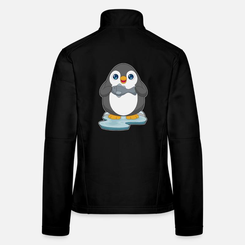 Poisson pingouin Veste en tissu softshell Femme