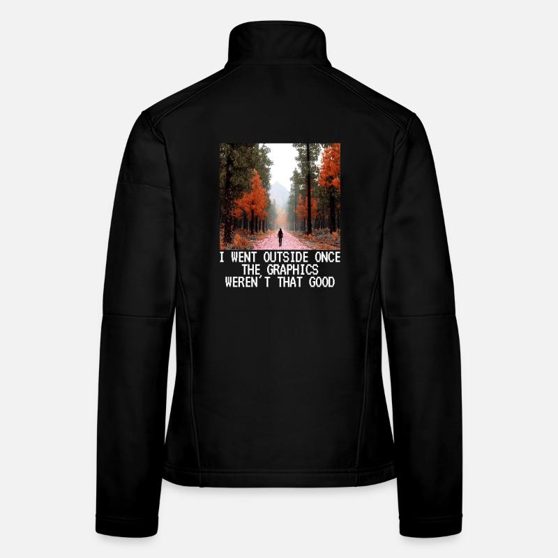 Lustig Pixelart Pixel Grafik Sarkasmus Geschenk Frauen Softshelljacke