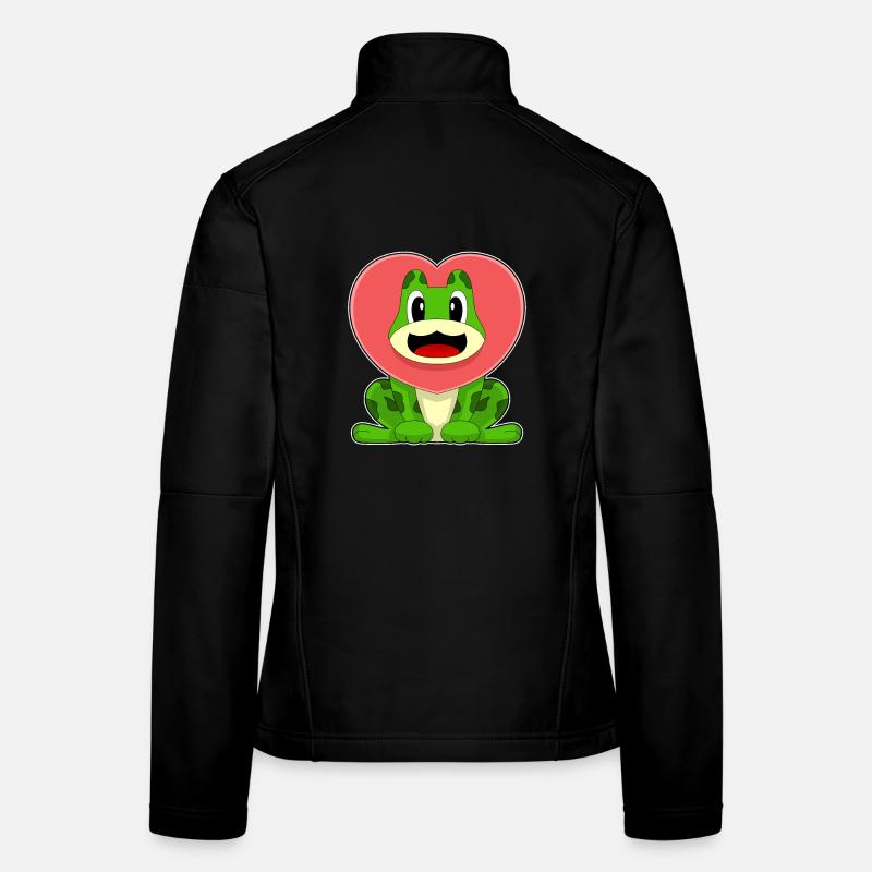 Coeur de grenouille Veste en tissu softshell Femme