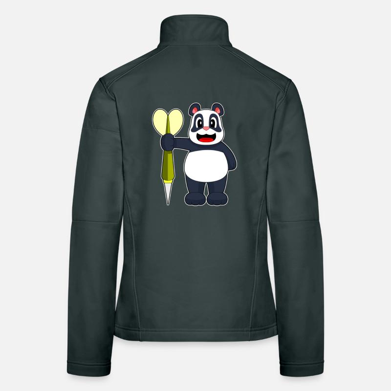 Panda Dart Dartpfeil Veste en tissu softshell Femme