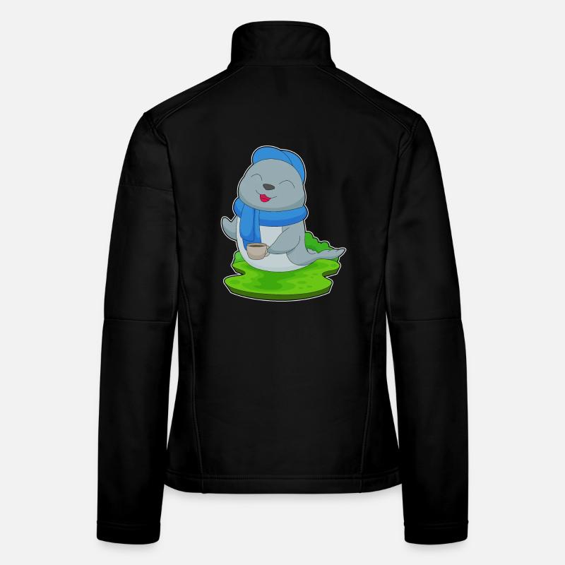 Tasse à café Seal Veste en tissu softshell Femme