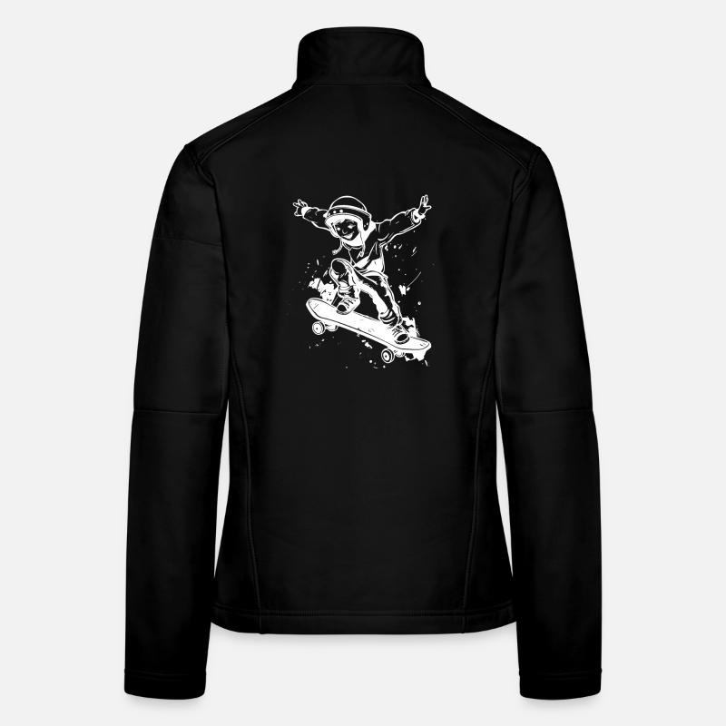 Skateboard Junge Frauen Softshelljacke