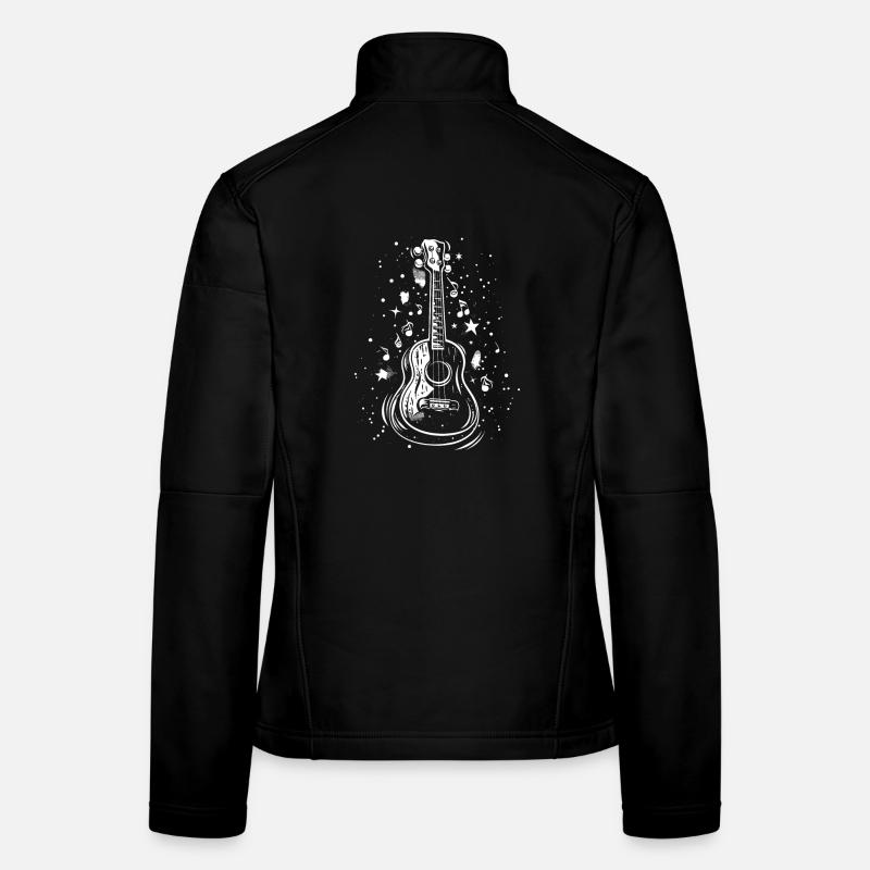 Ukulele Sketch Women's Softshell Jacket
