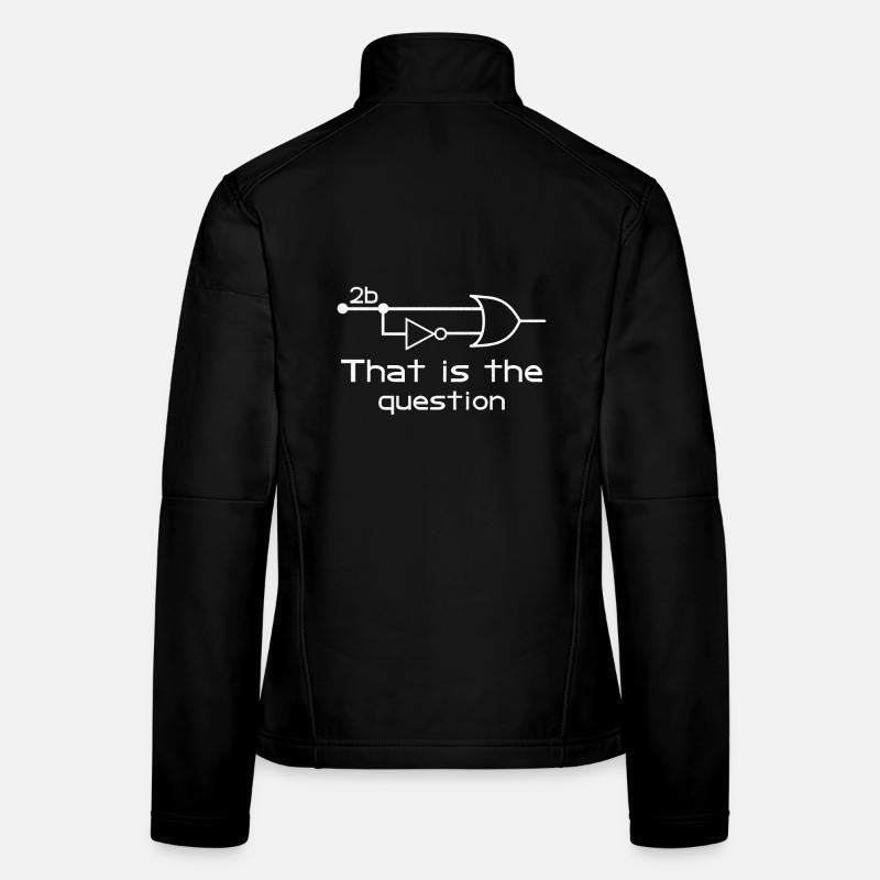 Elektroingenieur zu sein oder nicht zu sein Schaltkreis Frauen Softshelljacke
