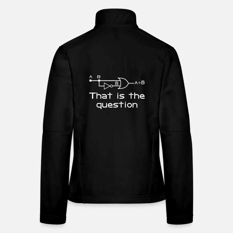 Telle est la question Veste en tissu softshell Femme