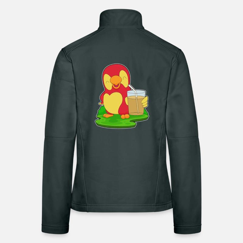 Jus de perroquet Veste en tissu softshell Femme