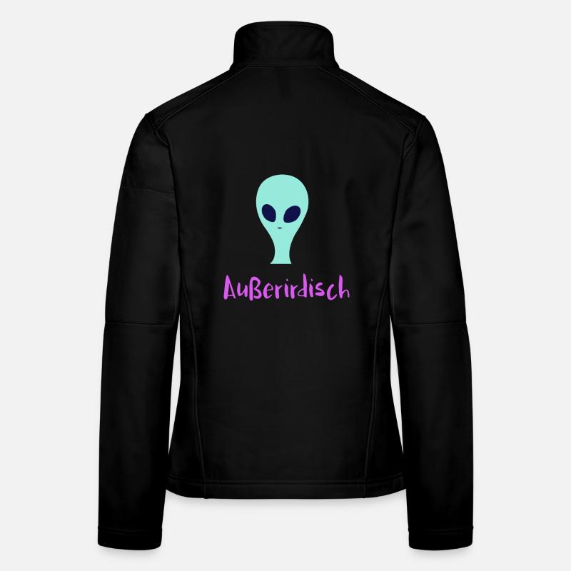 Mysteriöser Alien Frauen Softshelljacke