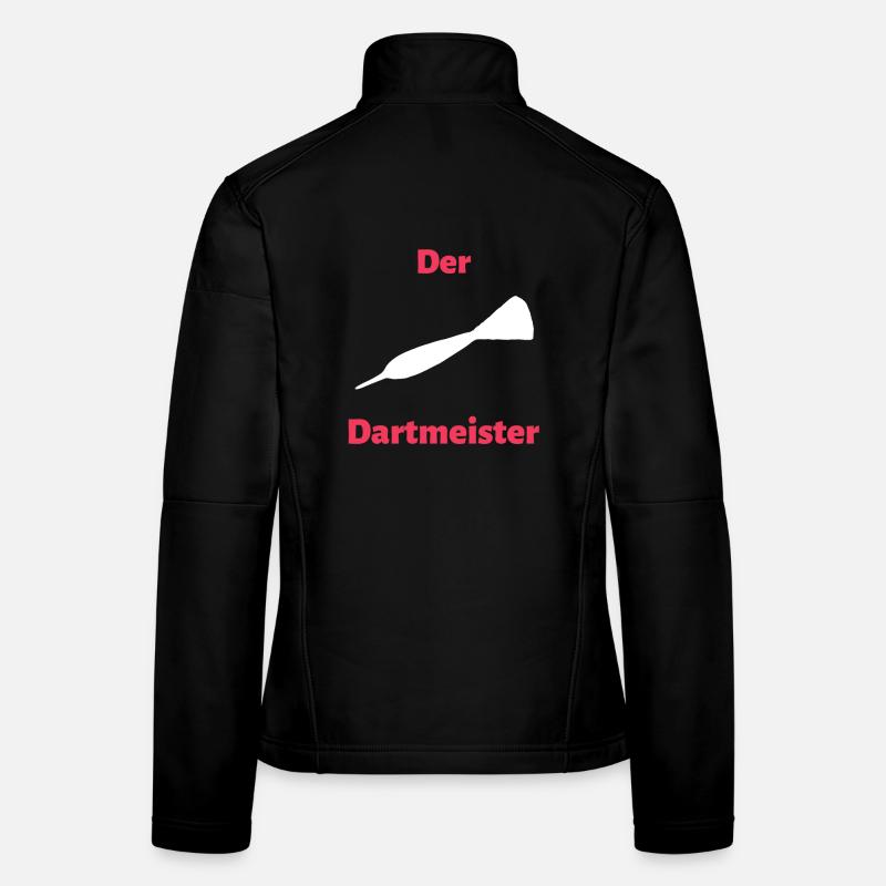 Le maître des fléchettes Veste en tissu softshell Femme