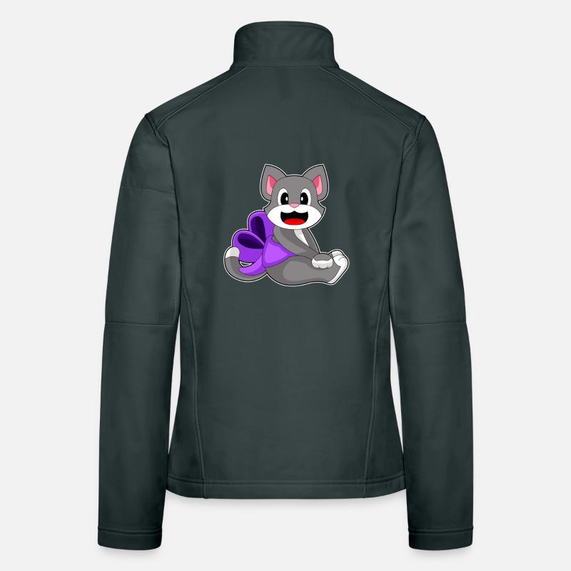 Cat Bow Women's Softshell Jacket