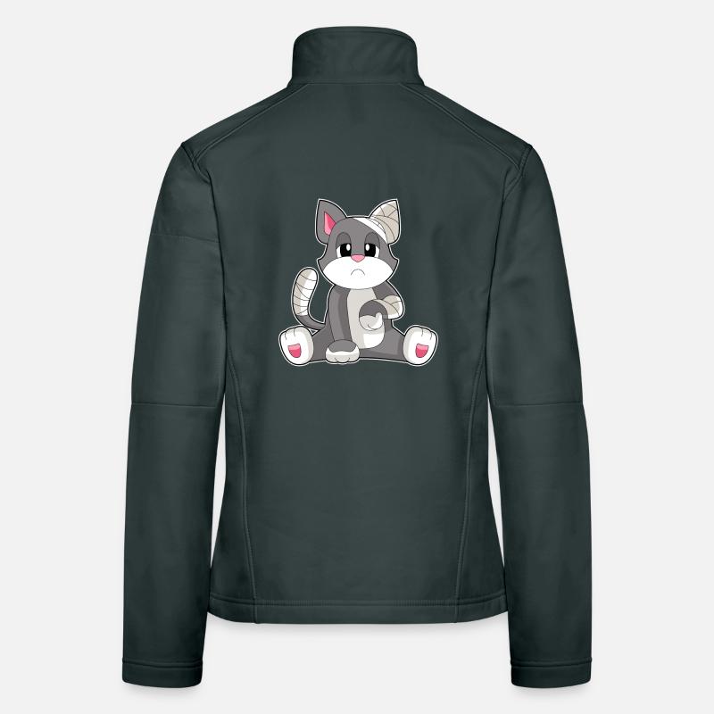 Bandage pour chat Veste en tissu softshell Femme