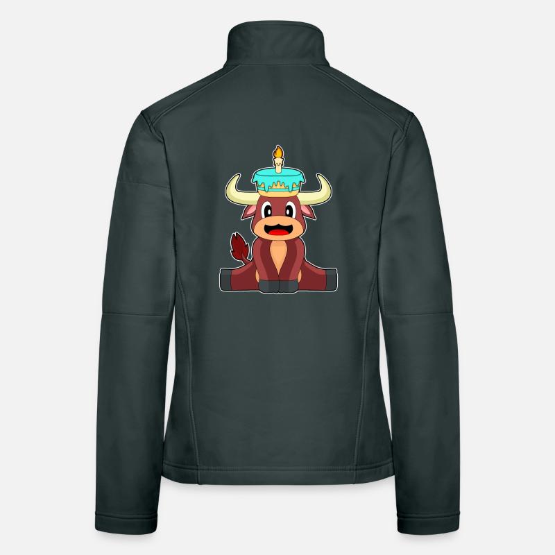 Taurus Birthday Cake Women's Softshell Jacket
