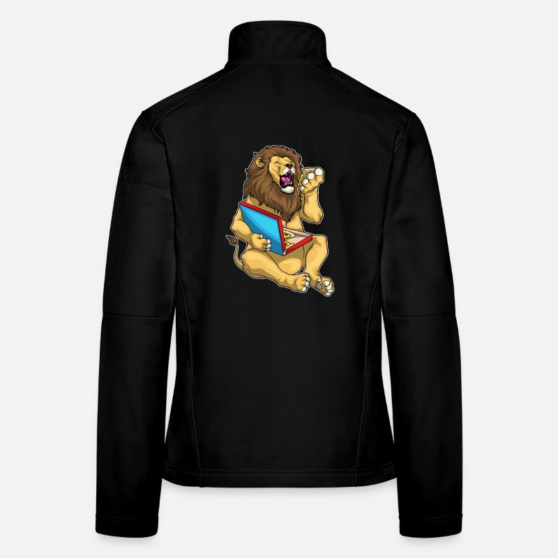 Lion Pizza Women's Softshell Jacket