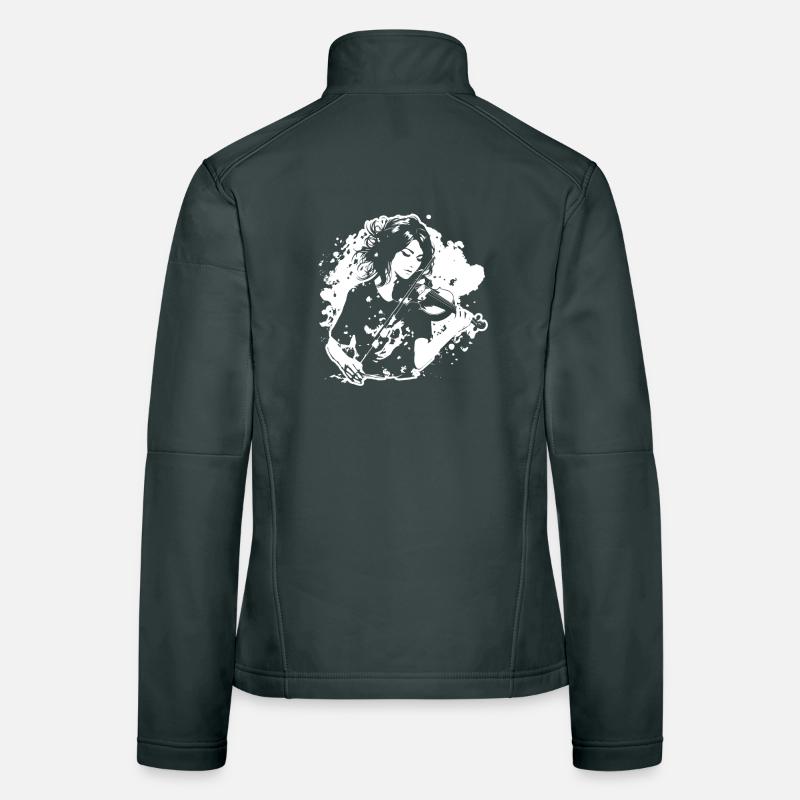 Violoniste Veste en tissu softshell Femme