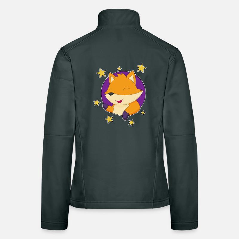 Étoiles du renard Veste en tissu softshell Femme