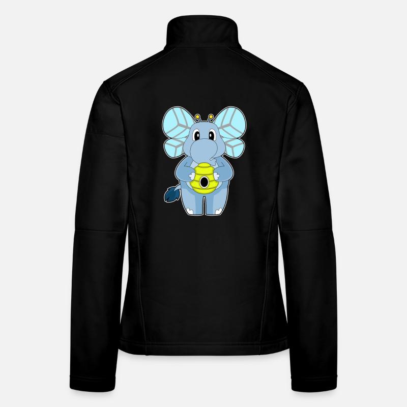 Elephant Bee Nest Women's Softshell Jacket