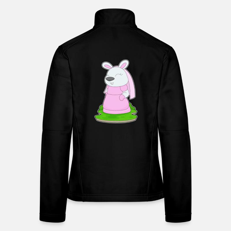 Lapin Voile de mariée Mariage Veste en tissu softshell Femme