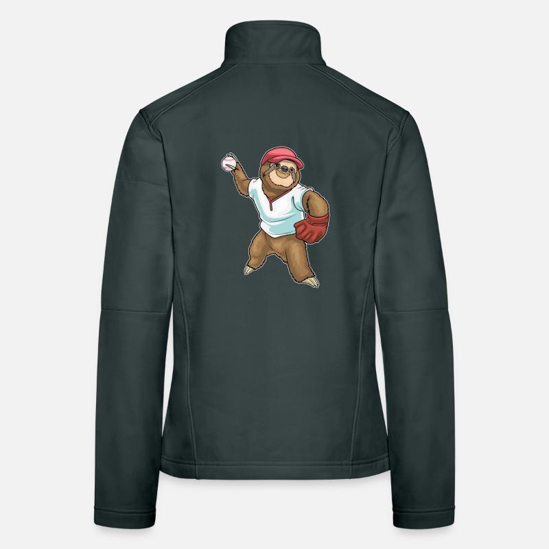 Gant de baseball Sloth Veste en tissu softshell Femme