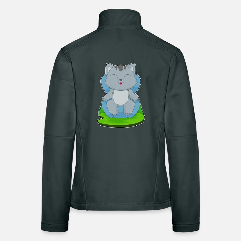 Katze Sessel Frauen Softshelljacke