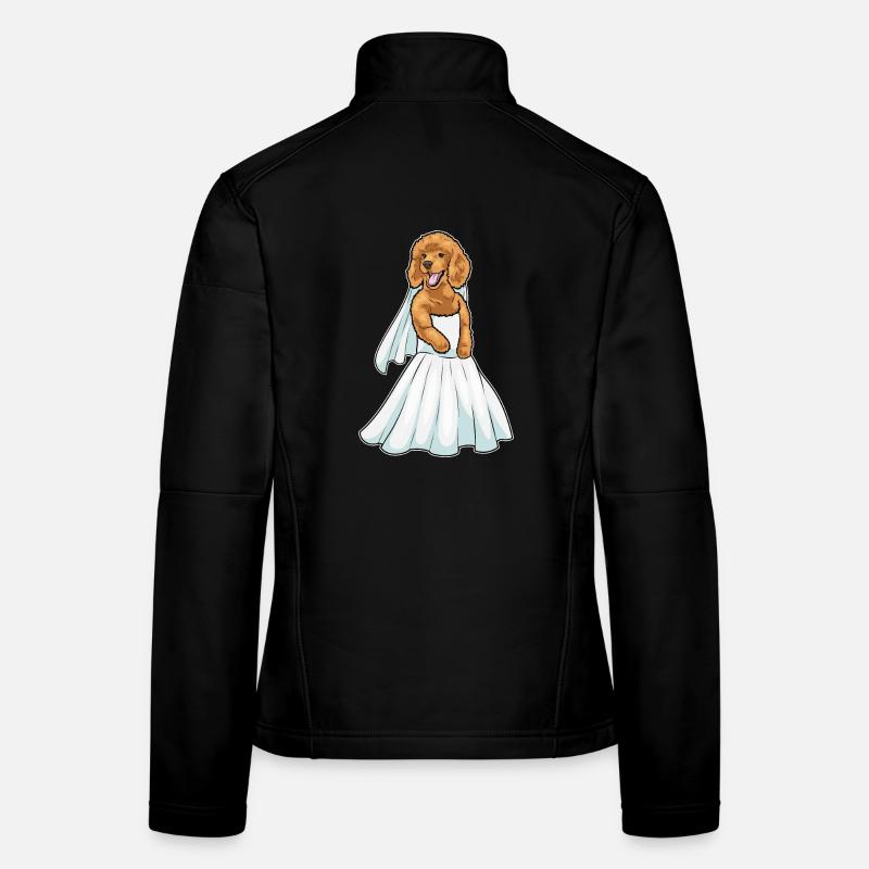 Robe de mariée caniche Veste en tissu softshell Femme