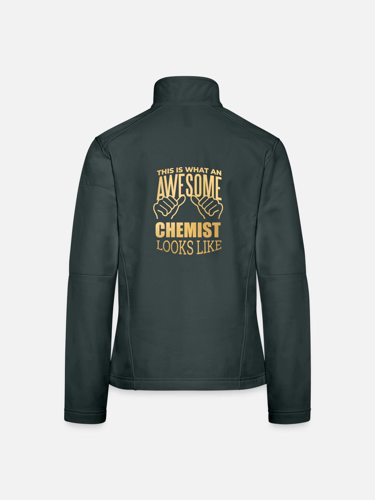 Chemistry - Women's Softshell Jacket - black - Back