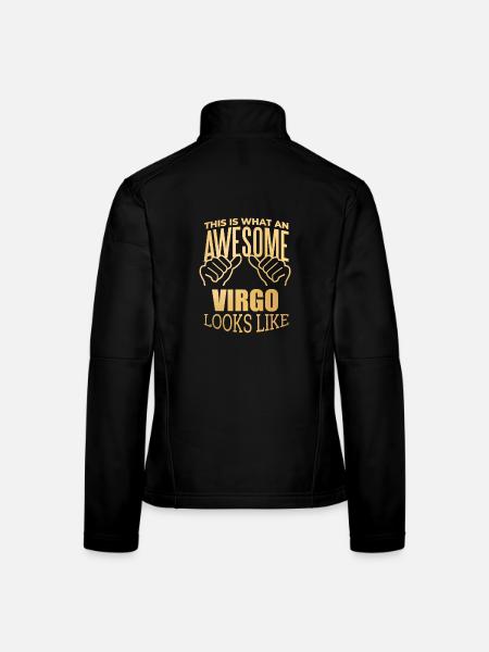 Vierge - Veste en tissu softshell Femme - noir - Dos