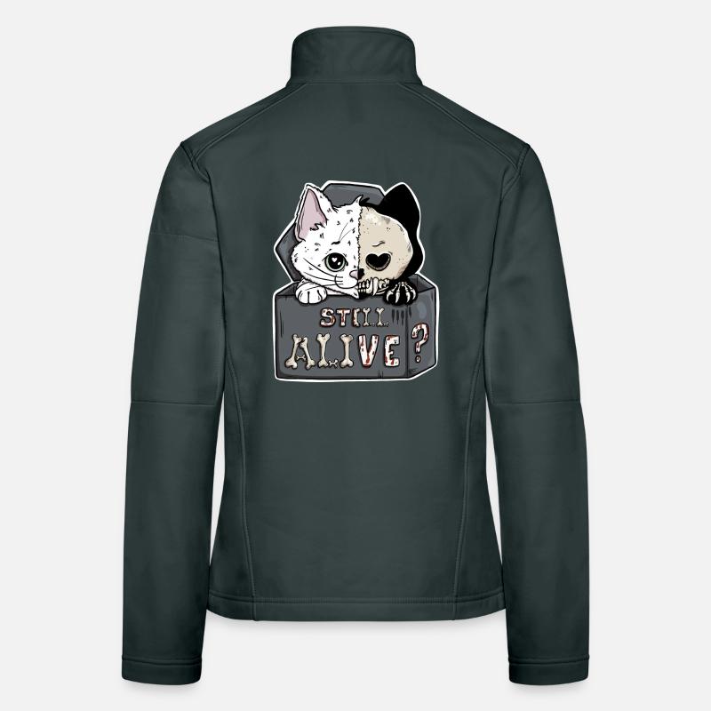 Schrödinger's Cat – Still Alive Halloween Women's Softshell Jacket