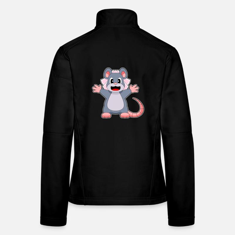 Mouse Bridal Veil Wedding Women's Softshell Jacket