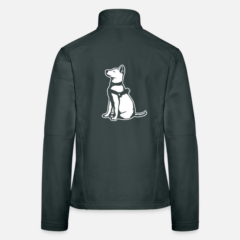 German Shepherd Sketch Women's Softshell Jacket