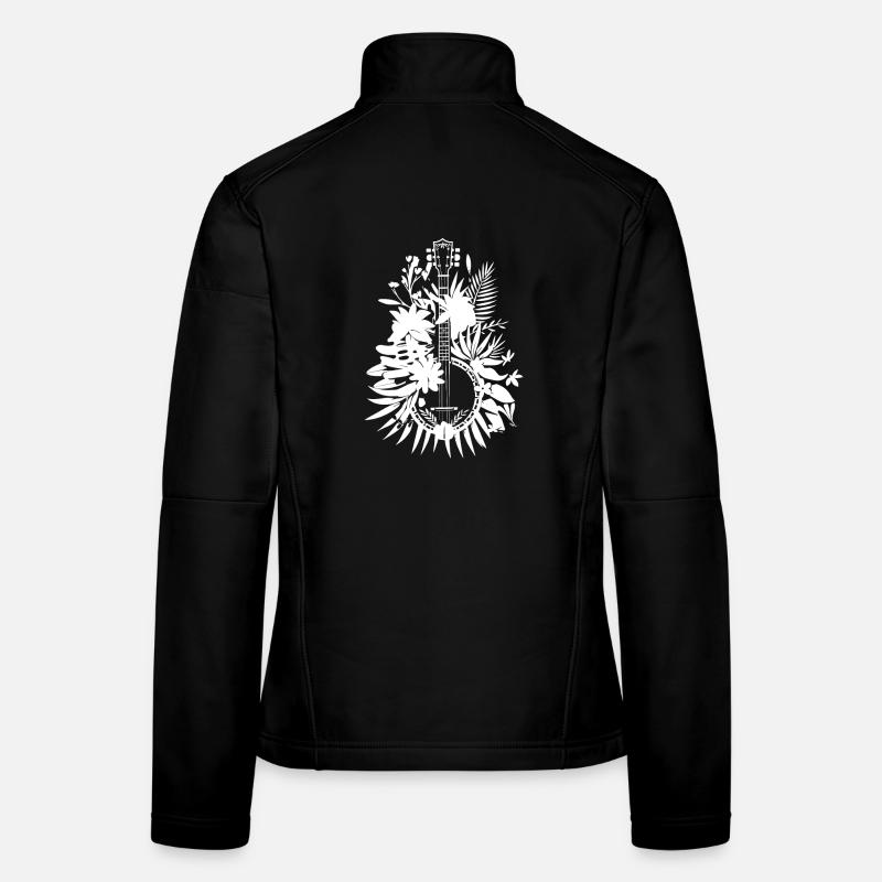 Style de dessin animé banjo Veste en tissu softshell Femme