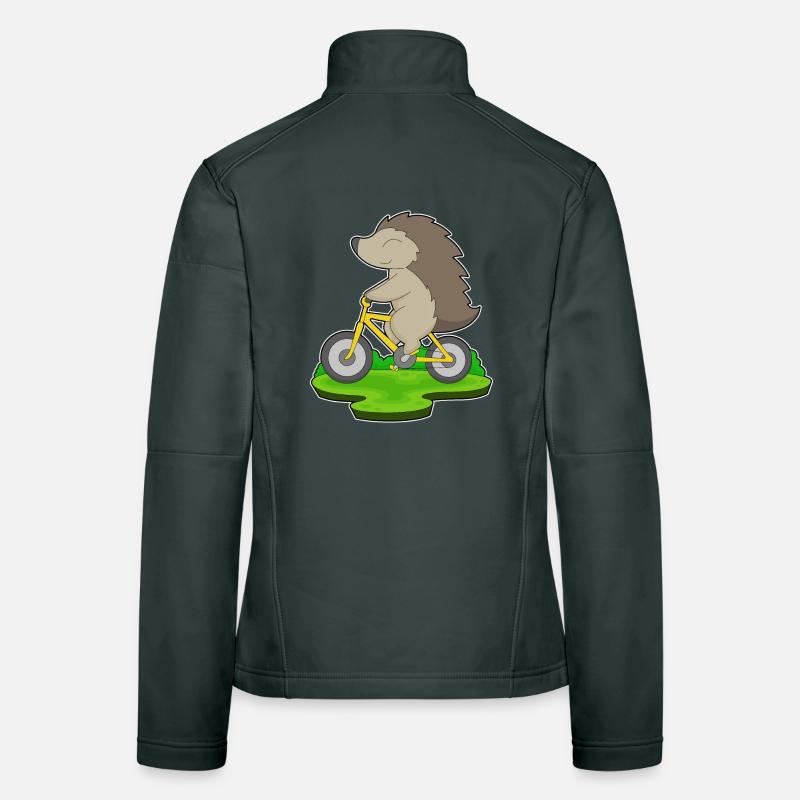 Vélo hérisson Veste en tissu softshell Femme