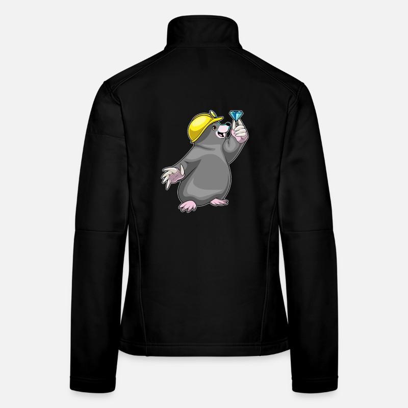 Mole Miner Jewel Mining Women's Softshell Jacket