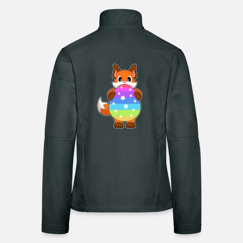 Fox Easter Easter Egg Women's Softshell Jacket