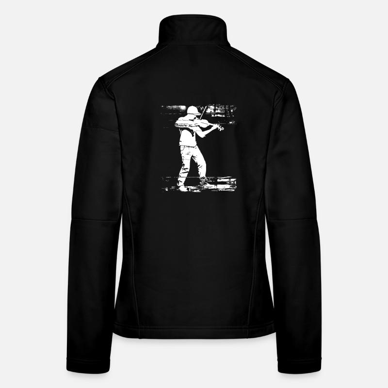 Violinist Sketch Women's Softshell Jacket