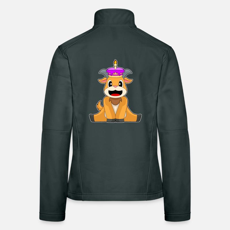 Gâteau d’anniversaire de chèvre Veste en tissu softshell Femme