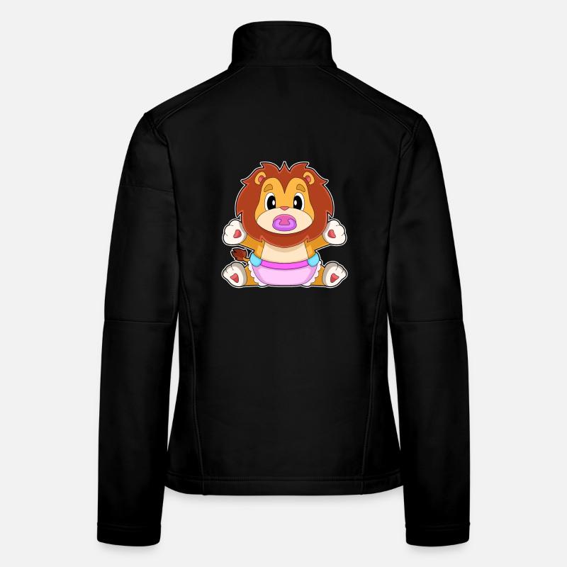 Löwe Baby Schnuller Frauen Softshelljacke