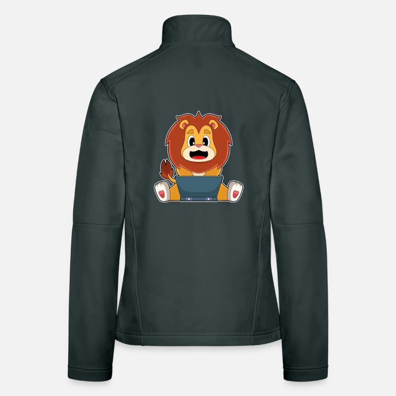 Ordinateur portable Lion Veste en tissu softshell Femme